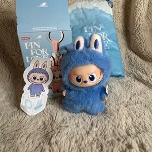 Pin for Love LABUBU confirmed O blue
